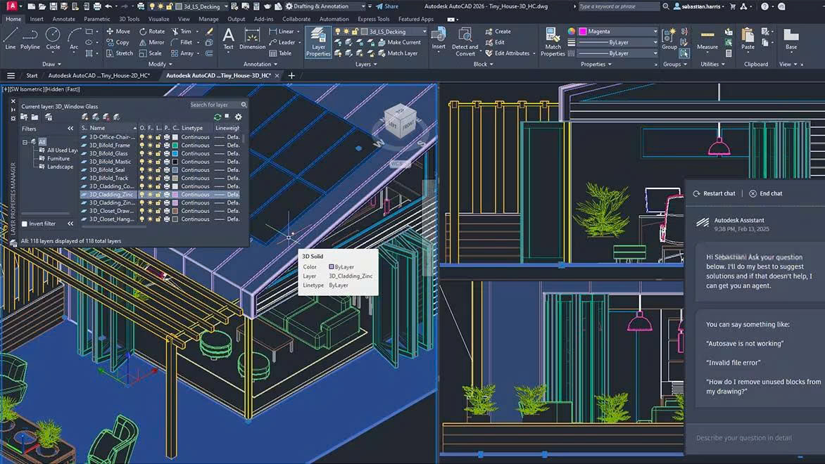 Giao diện AutoCAD bản quyền